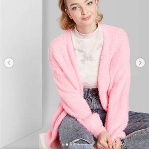 Wild fable fuzzy oversized cardigan